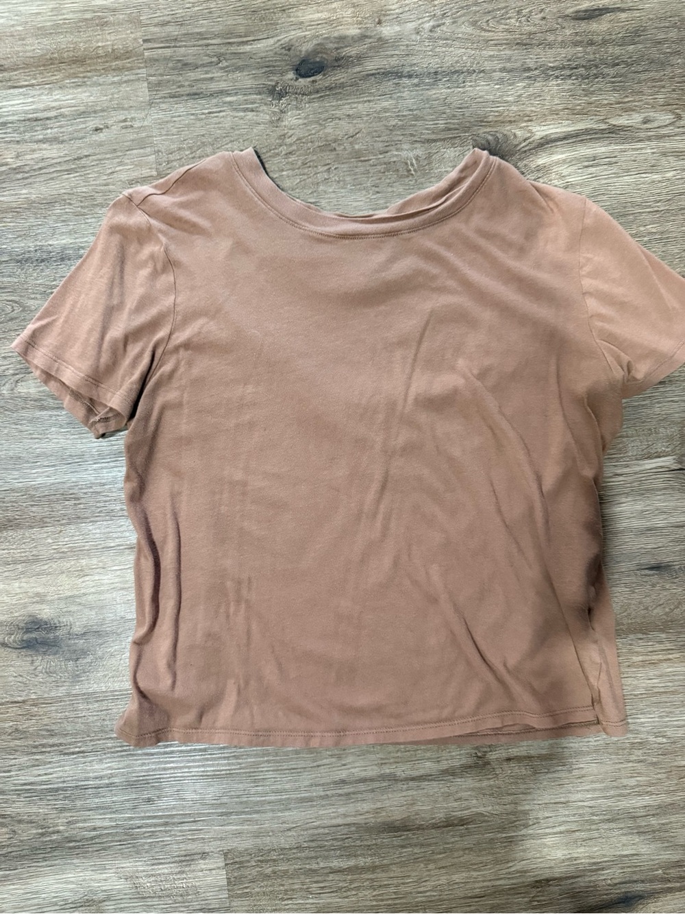 Forever 21 Classic Women's Short Sleeve Tee - Rust Brown